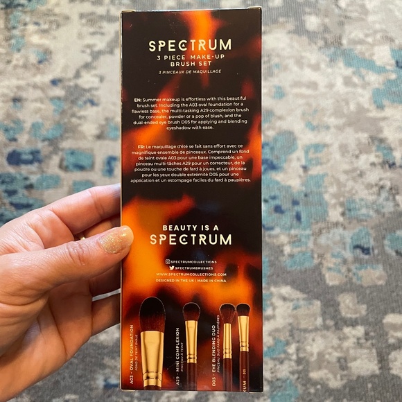 Spectrum Pantherine 3 Piece Makeup Brush Set - Picture 4 of 6